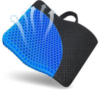 Cuscino Sedia in Gel, Cuscino in Gel, Cuscino per Sedia Ufficio per Ridurre La Pressione Su Fianchi, Cuscino per Coccige, Cuscini per Sedie Traspiranti per Auto/Ufficio/Casa/Sedia a Rotelle - Blue / A