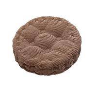 Cuscino Sedia In Velluto A Coste For Ufficio E Cucina Seduta Ultra Morbida Trapuntata Supporto Rimbalzante Design A Doppia Faccia Lavabile In Lavatrice(Brown,40cm*40cm)