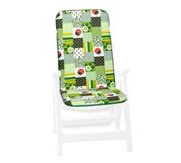 Cuscino Sedia Morbido Poltroncina Coprisedia Giardino Interno Esterno Coccinella