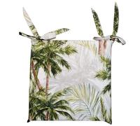Cuscino sedia sfoderabile Palm Beach 40x40 cm verde Verde
