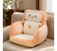 Cuscino Sedia Ufficio Ergonomico con Supporto Lombare Integrato Design Toast