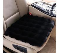 Cuscino Sedile Auto per Audi A1 4 Doors, Peluche Cuscini Anteriori Invernale, Caldo Morbido Seggiolino Protezione, Accessori Auto,Black
