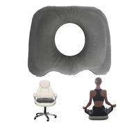 Cuscino Sedile Emorroidi,Cuscino Ortopedico Gonfiabile,Cuscino Emorroidi,Cuscino Emorroidi Gonfiabile, per sedie da ufficio, sedie a rotelle, emorroidi, dolori al coccige, lombalgia. (Grigio scuro)