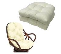 Cuscino Seduta Quadrato For Sedie In Vimini E Da Terra, Cuscini Da Giardino, Cuscino For Sedia Ideale For Arredare Cucina E Soggiorno, Sala Da Pranzo E Terrazze Cuscino per Sedia ( Color : Blanc , Siz