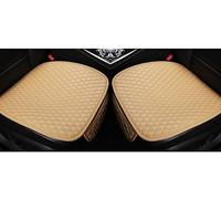 Cuscino Seggiolino Auto in Pelle per Dodge Charger 2011-2022 2023 2024 2025 2026, Anteriore E Posteriore Antiscivolo Traspirante Cuscino per Sedili Protector,B-2Pcs/Beige