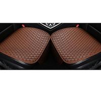 Cuscino Seggiolino Auto in Pelle per Dodge Charger LD 2005-2011, Anteriore E Posteriore Antiscivolo Traspirante Cuscino per Sedili Protector,D-2Pcs/Coffee