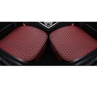 Cuscino Seggiolino Auto in Pelle per Dodge RAM 2011-2023 2024 2025 2026, Anteriore E Posteriore Antiscivolo Traspirante Cuscino per Sedili Protector,C-2Pcs/Red