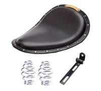 Cuscino Sella per custom per Chopper per accessori Bobber | Sella da moto in pelle in nera Solo per custom per Chopper per accessori Bobber