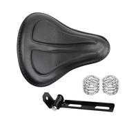 Cuscino Sella per moto in pelle con cuscino per sedile | Accessori per moto in pelle con cuscino per sedile singolo a molla modificata adatto per XL883 XL1200