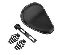 Cuscino Sella per motocicletta con molla nera + kit staffa | Sella monoposto per motocicletta con molla nera + kit staffa di montaggio a da 3 "Accessori personalizzati per Chopper per