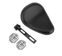 Cuscino Sella per motocicletta con molla nera + kit staffa | Sella monoposto per motocicletta con molla nera + kit staffa di montaggio a da 3 "Accessori personalizzati per Chopper per