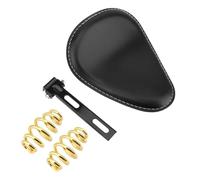 Cuscino Sella per motocicletta con molla nera + kit staffa | Sella monoposto per motocicletta con molla nera + kit staffa di montaggio a da 3 "Accessori personalizzati per Chopper per