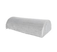 Cuscino Semi Cerchio, Cuscino Mezzaluna in Memory Foam per Gambe e Supporto Posteriore, Cuscino a Riposo Ergonomico con Copertura del Tessuto, Comodo Cuscino a metà Cilindro per