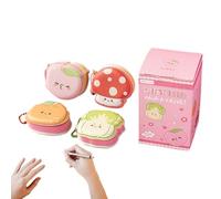 Cuscino Sick Up - Sticks con note appiccicose, note di colore appiccicose con catena | 4 x forniture di cancelleria portatile, memorandum estetico adesivo per bambini
