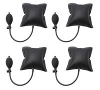 Cuscino Sollevatore, CTRICALVER Sollevatore Gonfiabile 4 Pezzi, Capacità di Carico Nero 200 kg Cuneo Gonfiabile per Installazione di Porte e Finestre di Casa Riparazione Auto Fissaggio