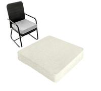 Cuscino spesso antiscivolo con sollevamento, per sedia da ufficio e da esterno, per anziani, adulti e sedie a rotelle, beige, grigio, 55 x 55 x 15 cm, comodo supporto per una seduta migliorata