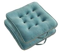 Cuscino spesso antiscivolo per pavimento, morbido e confortevole, per casa e rigio e blu, 45 x 45 cm, 2k Ultimate t & Sle