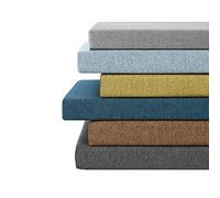 Cuscino spesso per divano da esterno, 130 x 45 x 5 cm, grigio per mobili da giardino a 2 o 3 posti, perfetto per rilassarsi sul patio, terrazza o cortile