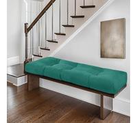 Cuscino spesso per panca a 2 o 3 posti, per interni ed esterni, Cuscino Panca Esterno Con Laccetti di Fissaggio, Loft Altalena Patio Antiscivolo Lavabile Cuscino Sedile per Mobili,No5,160X40X8CM