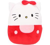 CUSCINO SQUISHY HELLO KITTY MORBIDO PELUCHE SANRIO 3D 25CM ACCESSORIO DECORATIVO