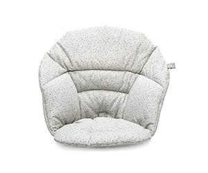 Cuscino Stokke Clikk, Grey Sprinkles - Compatibile con il Seggiolone Stokke Clikk - In Cotone organico - Double-face e Lavabile in lavatrice - Per bambini dai 6 ai 36 mesi