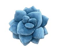 Cuscino ""Succulento"" di Green Philosophy Co. - Blu fumo