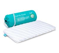 Cuscino super sottile BLISSBURY da 2,2 pollici per dormire | Cuscino piatto in memory foam di alta qualit , fresco al tatto, per chi dorme a panc