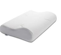 TEMPUR Original cuscino cervicale basso, cuscino ergonomico di sostegno al collo per chi dorme sul fianco e sulla schiena, sensazione rigido, M (50 x 31 x 10/7 cm)