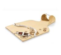 Cuscino termico 3 temperature 100 W cotone microfibra beige spegnimento automatico lavabile