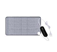 Cuscino termico, 30 x 61 cm, con 9 temperature | Coperta riscaldante in morbido peluche per piedi, collo, spalle, schiena, ginocchia, fianchi, ufficio, scrivania, sedia