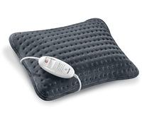 Beurer HK 48 Cosy Cuscino termico, superficie ultra morbida in tessuto traspirante, 3 livelli di calore e riscaldamento rapido, sistema di sicurezza BSS, colore Grigio