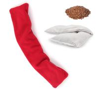 FISHTEC - Collare Termico per Microonde - Sfoderabile e Lavabile - Cuscino Riscaldante con Semi di Lino e Lavanda - Uso Caldo/Freddo - Per Dolori Cervicali, Collo, Nuca, Spalle e Corpo