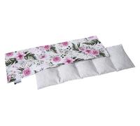 Cuscino Termico noccioli ciliegio 60x20cm 800g 100% Cotone 5 Camere Grande