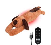 Cuscino termico per animali di peluche per adulti | Giocattolo di peluche per cani con riscaldamento USB e controllo della temperatura | elettrico con spegnimento automatico per spalle, collo, e