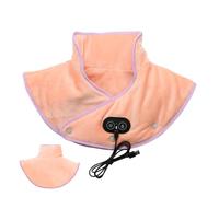 Cuscino termico per collo e spalle, involucro riscaldato USB per collo, cuscinetto riscaldante per, grande cuscinetto termico senza fili ponderato umido che offre una comoda esperienza terapeutica,