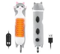 Cuscino termico per gatti sollievo da crampi e dolori mestruali, cuscinetti di calore elettrici portatili USB, simpatiche cose di peluche, regali divertenti
