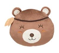 Cuscino "testa d orso" marrone