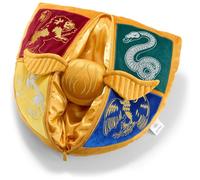 Harry Potter Cushion with Plush Figure Quidditch Crest & Golden Snitch