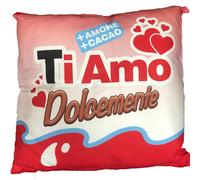 Cuscino Ti Amo Dolcemente + Amore + Cacao San-Valentino 30 Cm PS 21214