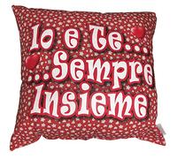 Cuscino Ti Voglio Bene Ti Amo Io E Te Sempre Insieme 40x40 cm PS 40787-Io e Te Sempre Insieme