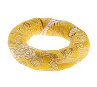Cuscino tibetano buddista per campana di canto in seta, forma anneau, per 10 cm