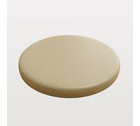 Cuscino Tondo per Sedia Memory Foam 35/40cm Cuscino Rotondo per Seduta Impermeabile Cerniera Antiscivolo cuscini Sedile Ecopelle Ufficio Cucina Giardino Spessore 4.5cm(Light brown,45cm(4pcs))