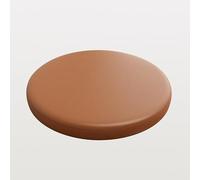 Cuscino Tondo per Sedia Memory Foam 35/40cm Cuscino Rotondo per Seduta Impermeabile Cerniera Antiscivolo cuscini Sedile Ecopelle Ufficio Cucina Giardino Spessore 4.5cm(Coffee,40cm(1pc))