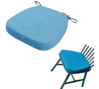 Cuscino Trapezio Lino per Sedia da Pranzo,Antiscivolo con Lacci Sfoderabile