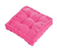 Cuscino trapuntato con cuscino quadrato da pavimento for sedia balcone for yoga(Hot Pink)