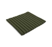 Cuscino trapuntato morbido Palissade per divano lounge, colore verde oliva chiaro