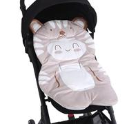 Cuscino traspirante in cotone - Fodere per seggiolino per passeggino, cuscino in cotone | Cuscino per passeggino con motivo cartone animato per cuscino passeggino stile gatti
