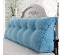 Cuscino triangolare di supporto lombare per letto, cuscino per testiera e schienale, per lettura e relax, 45 x 22 x 50 cm, ideale come decorazione per la casa per comfort e stile