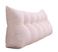 Cuscino Triangolare for Testiera del Letto, Doppio Cuscino da Lettura, con Tasca Laterale, Supporto for La Schiena Lungo, for Stare Seduti su Letto Singolo(B,150 * 20 * 50cm)