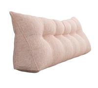 Cuscino Triangolare for Testiera del Letto, Doppio Cuscino da Lettura, con Tasca Laterale, Supporto for La Schiena Lungo, for Stare Seduti su Letto Singolo(A,80 * 20 * 50cm)